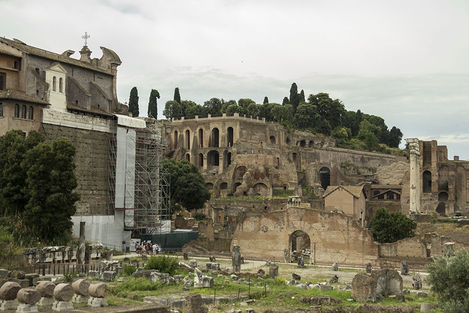Развалины Римского форума