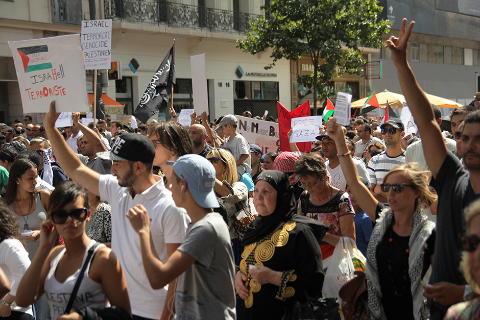 Демонстрация в Марселе